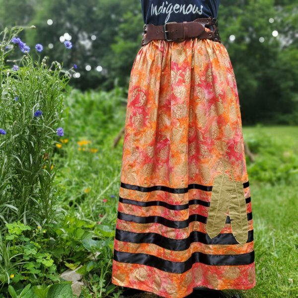 'Sea Turtles at Sunset' Ribbon Skirt - Image 5