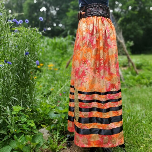 'Sea Turtles at Sunset' Ribbon Skirt - Image 6
