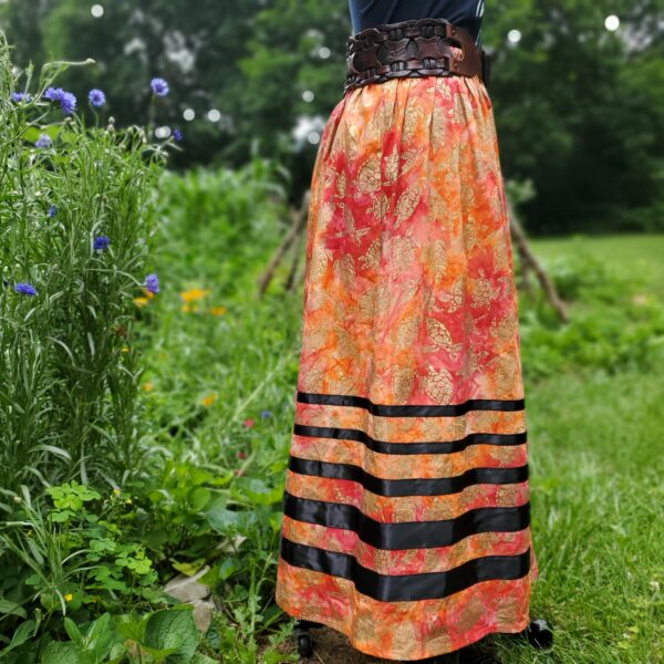'Sea Turtles at Sunset' Ribbon Skirt - Image 8