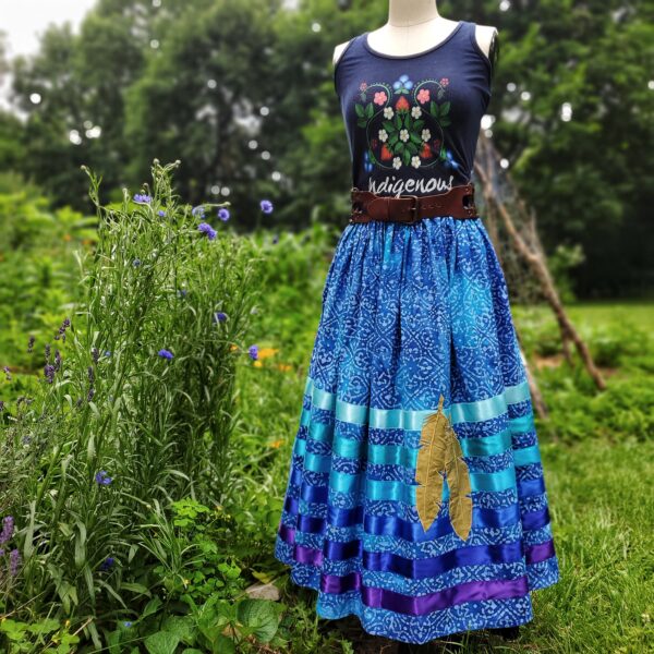 'Ocean Oasis' Ribbon Skirt