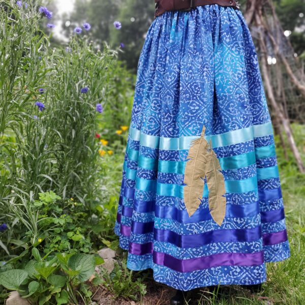 'Ocean Oasis' Ribbon Skirt - Image 5