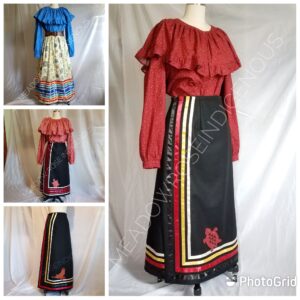 Custom Wool Wrap Skirt and/or Cape Blouse