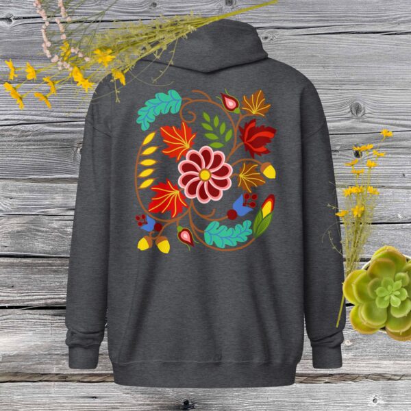 'Gather' Unisex heavy blend zip hoodie - Image 2